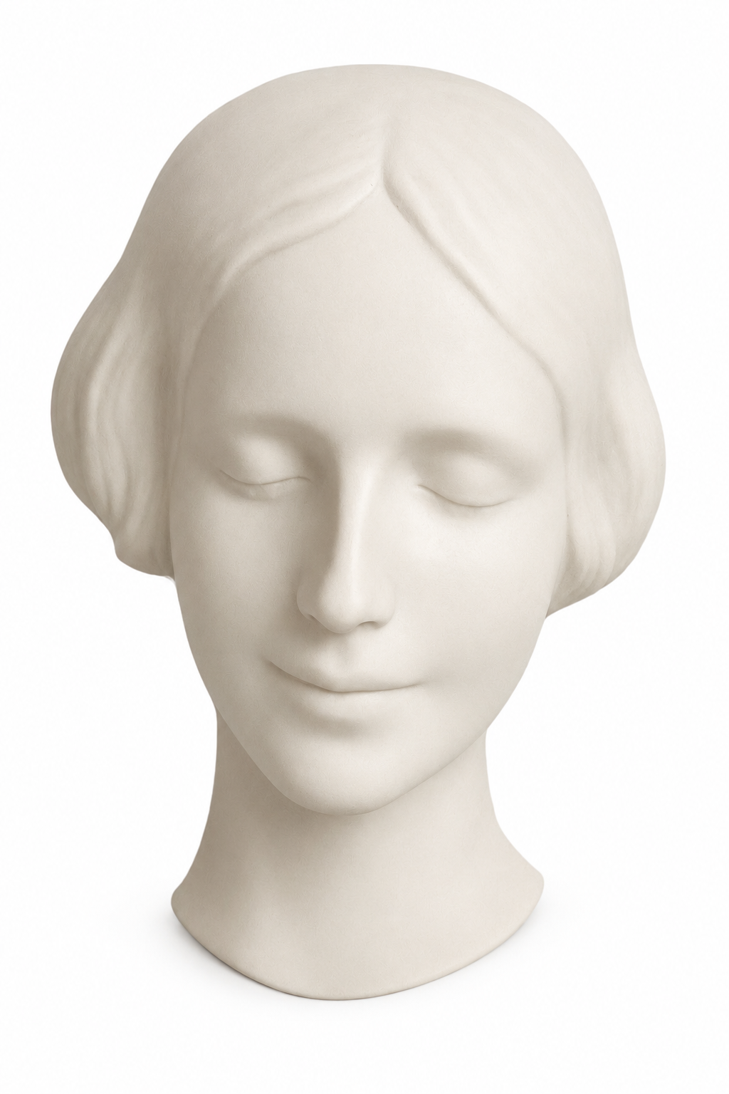 Vintage Goebel L’Inconnue De La Seine Bisque Porcelain Wall Mask, Arthur Möller