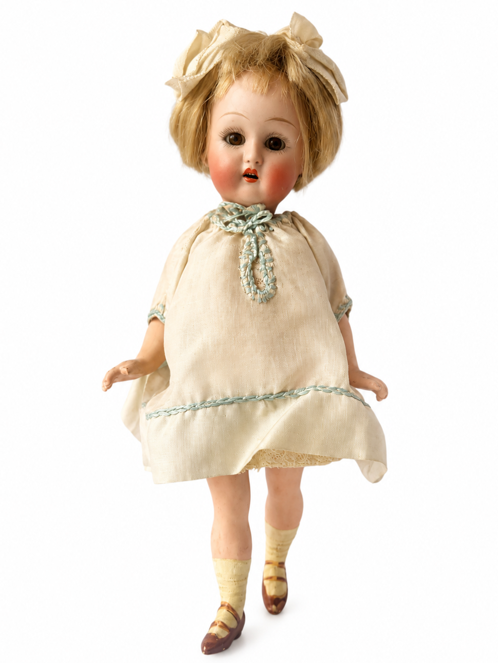 Antique Kämmer & Reinhardt Halbig Bisque Head Mignonette Doll . 19 cm - 7.5 in