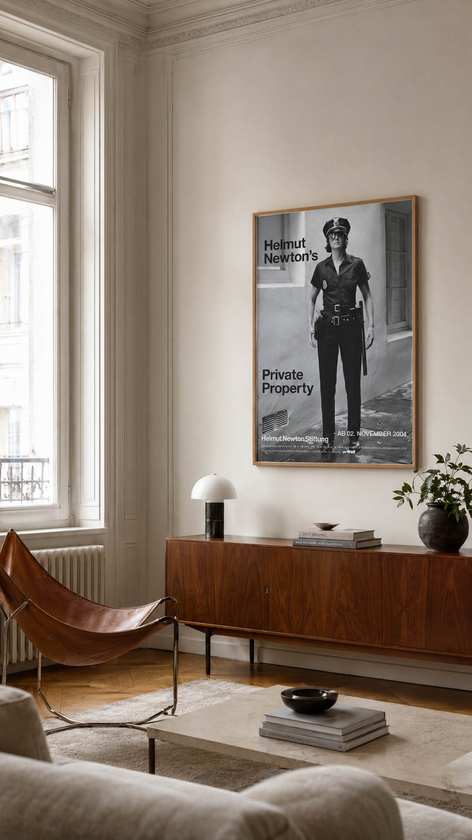Helmut Newton, Private Property, Original Exhibition Museum Poster