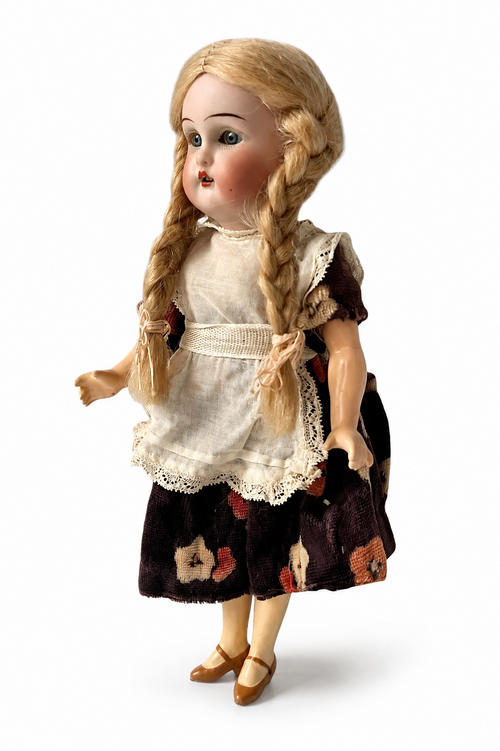 Antique Kammer & Reinhardt Bisque Mignonette Doll: 7.5" Sleeping Eyes