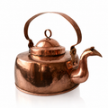 XL Antique Copper Kettle, Hand-Hammered Stove Kettle, Heavy Rustic Copper Tea Pot