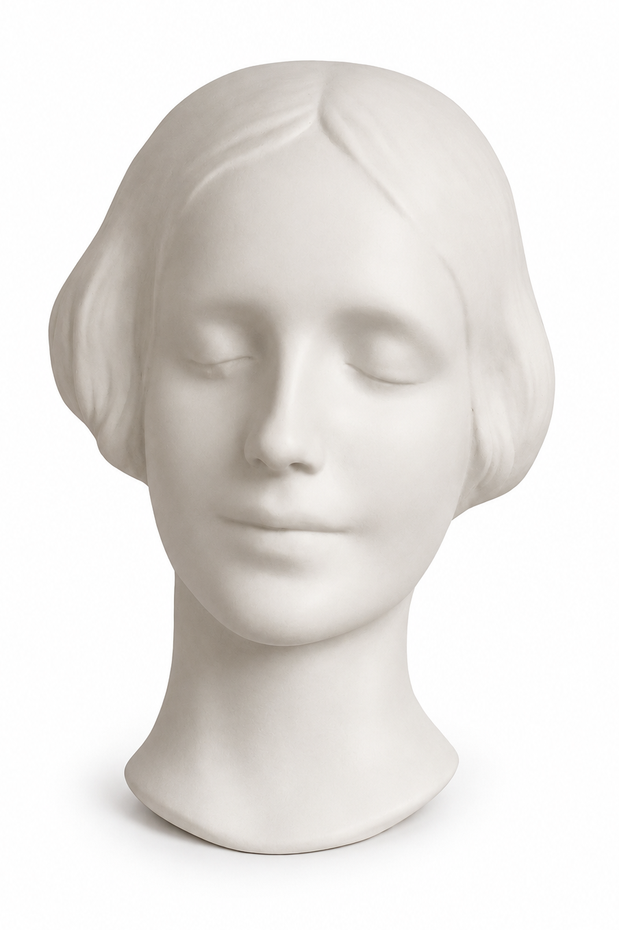 Vintage Goebel L’Inconnue De La Seine Bisque Porcelain Wall Mask, Arthur Möller