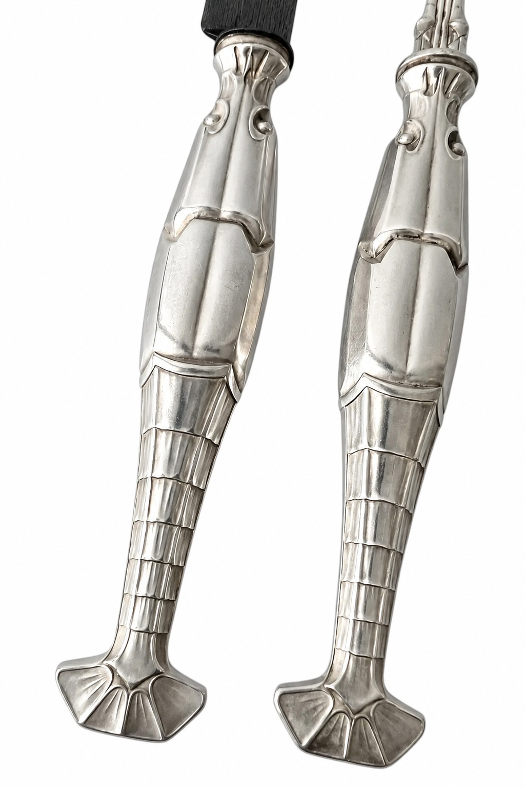 Antique WMF Silver Plated Lobster Seafood Cutlery Set, 12 Piece Art Nouveau Oyster Fork Set