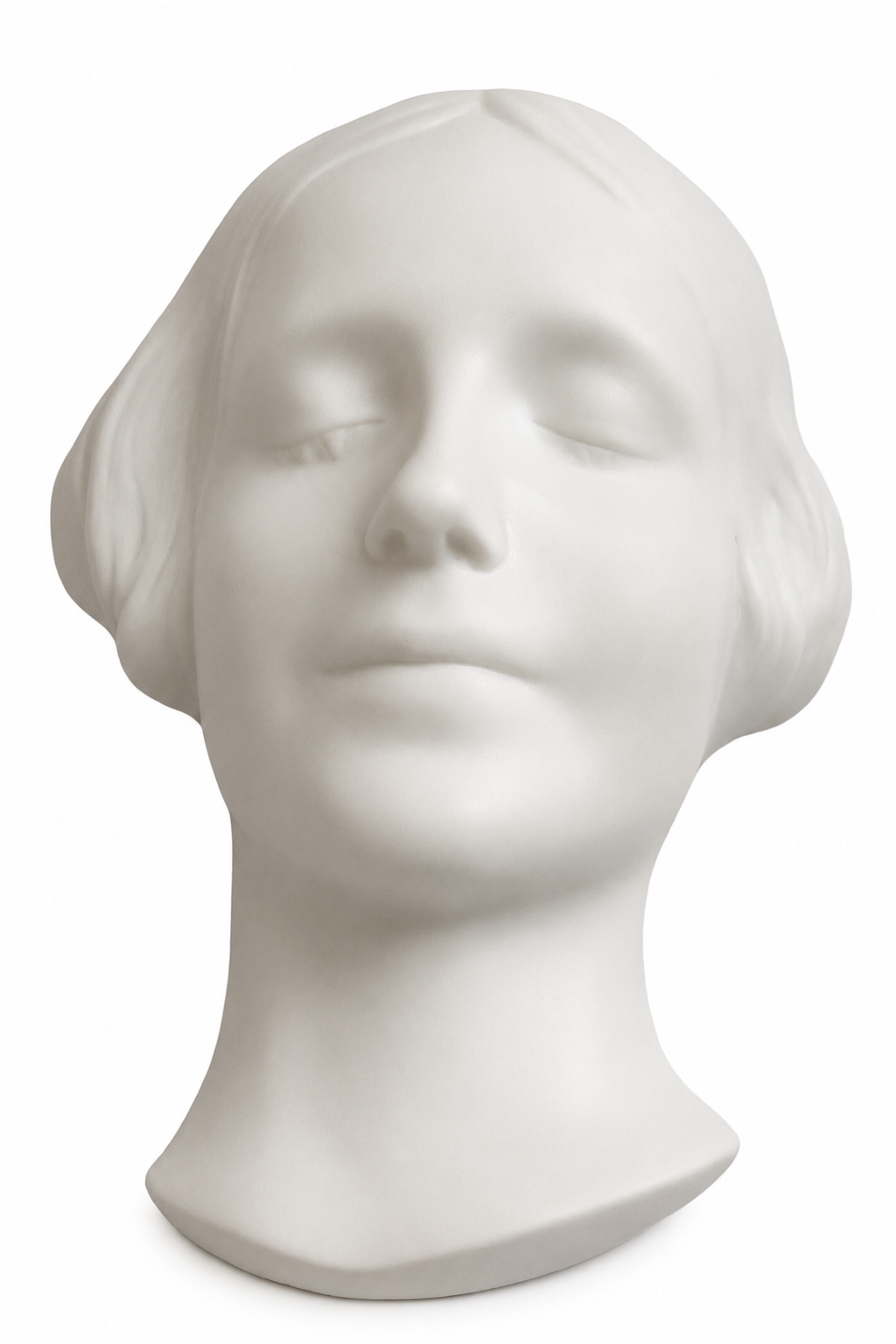 Vintage Goebel L’Inconnue De La Seine Bisque Porcelain Wall Mask, Arthur Möller