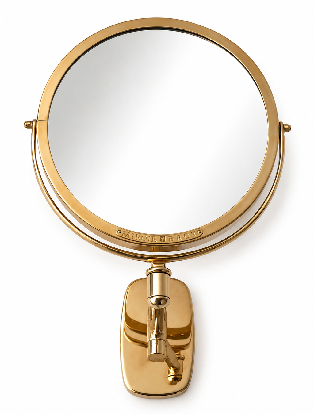 Vanity Wall-Mounted Mirror by Miroir Brot France.
