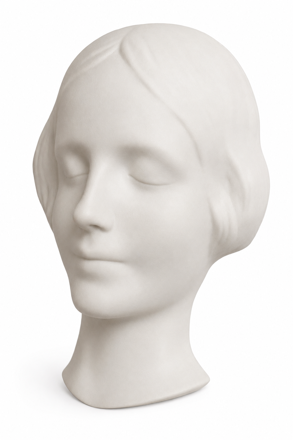 Vintage Goebel L’Inconnue De La Seine Bisque Porcelain Wall Mask, Arthur Möller