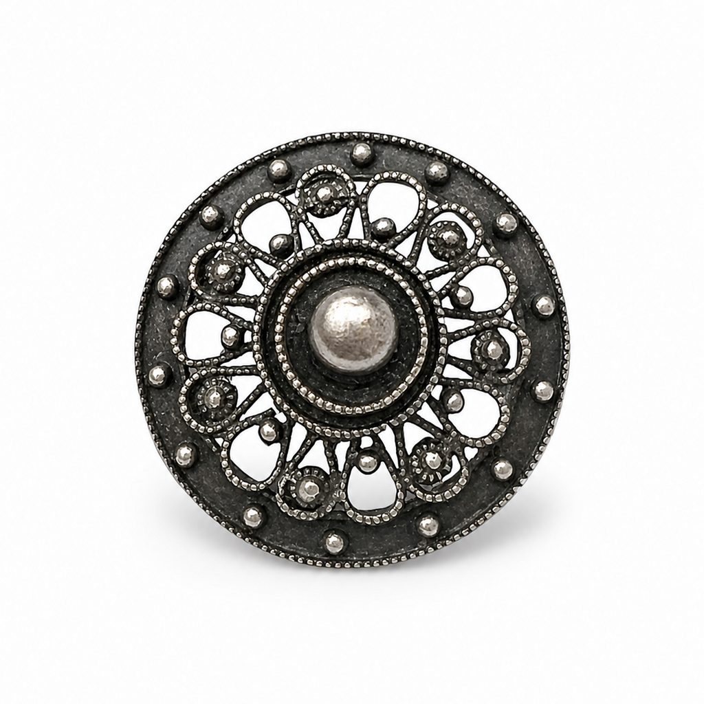 Vintage Dutch Silver Zeeuwse Knoop Brooch