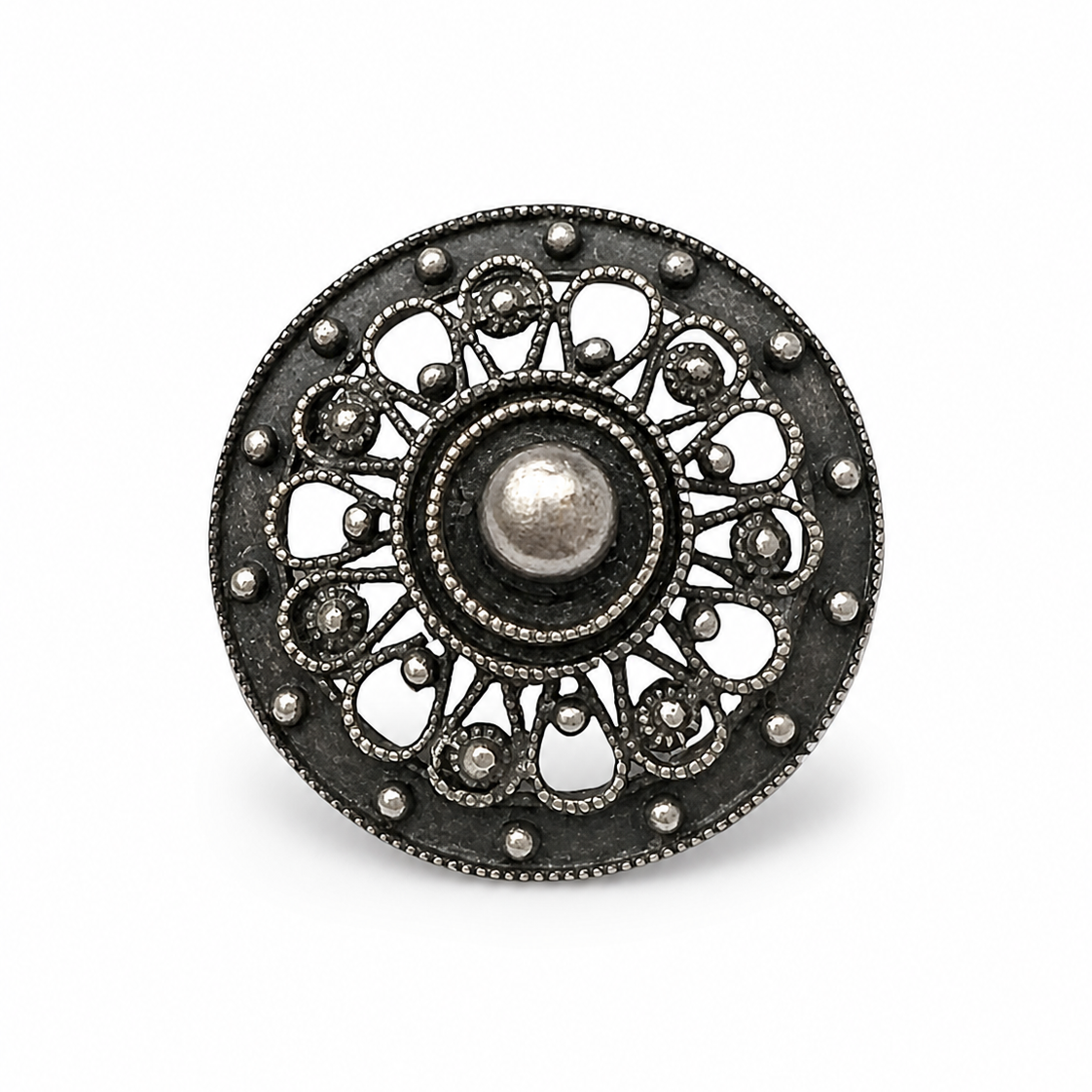 Vintage Dutch Silver Zeeuwse Knoop Brooch