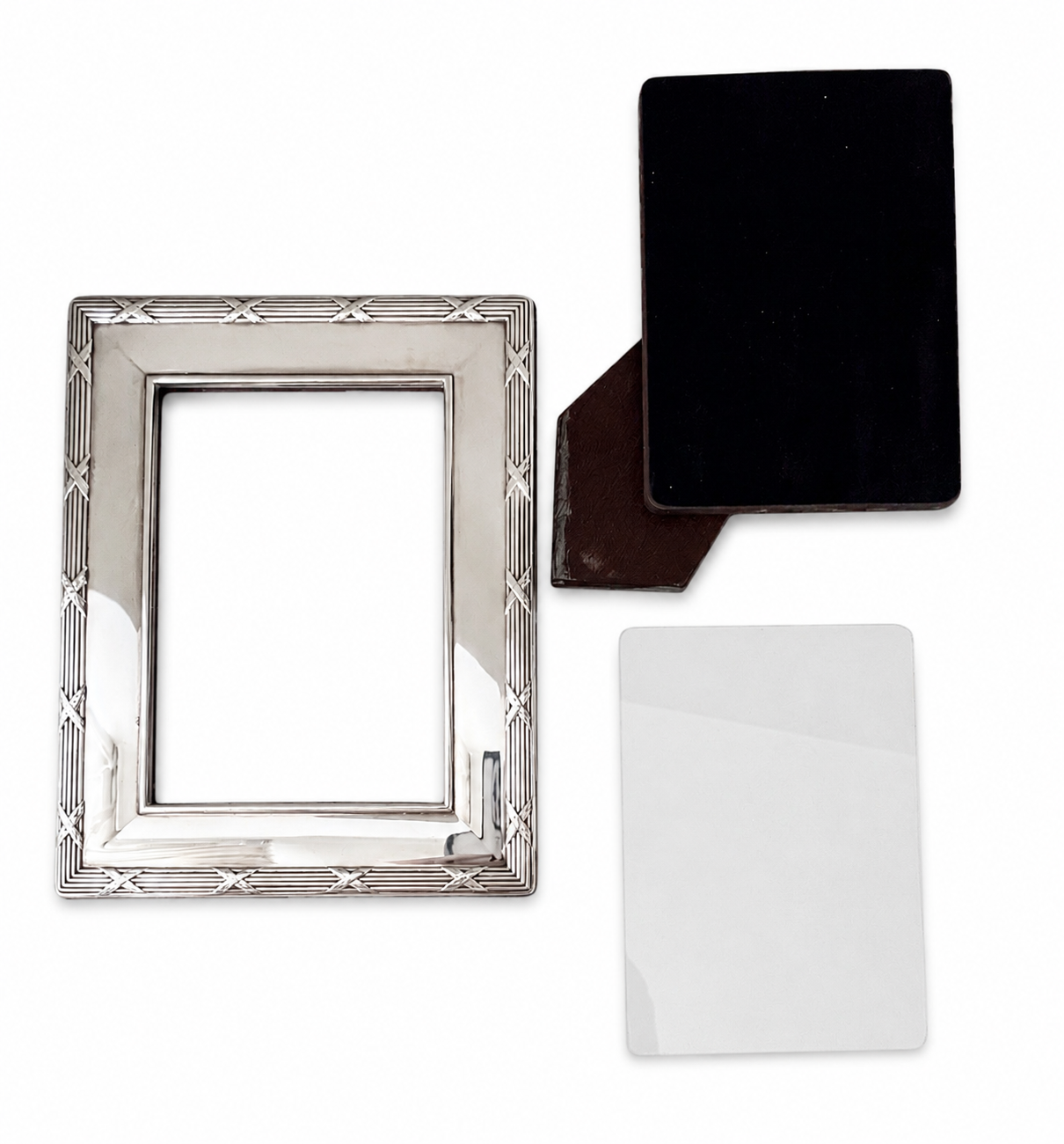Vintage Carr’s Sheffield Sterling Photo Frame, Hallmarked 2000, 18 cm