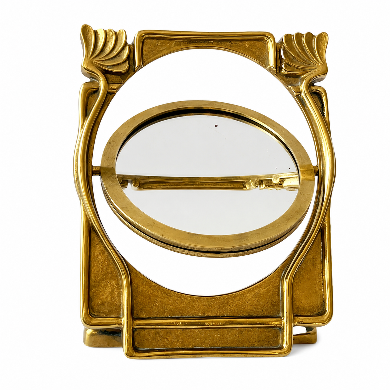 Art Deco Bronze Vanity Mirror & Photo Frame – Registered Design “Mod Dep”