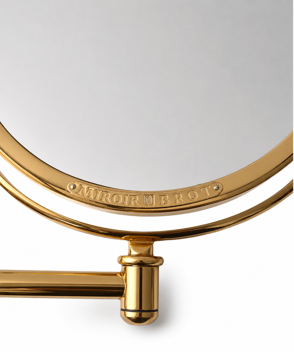 Vanity Wall-Mounted Mirror by Miroir Brot France.