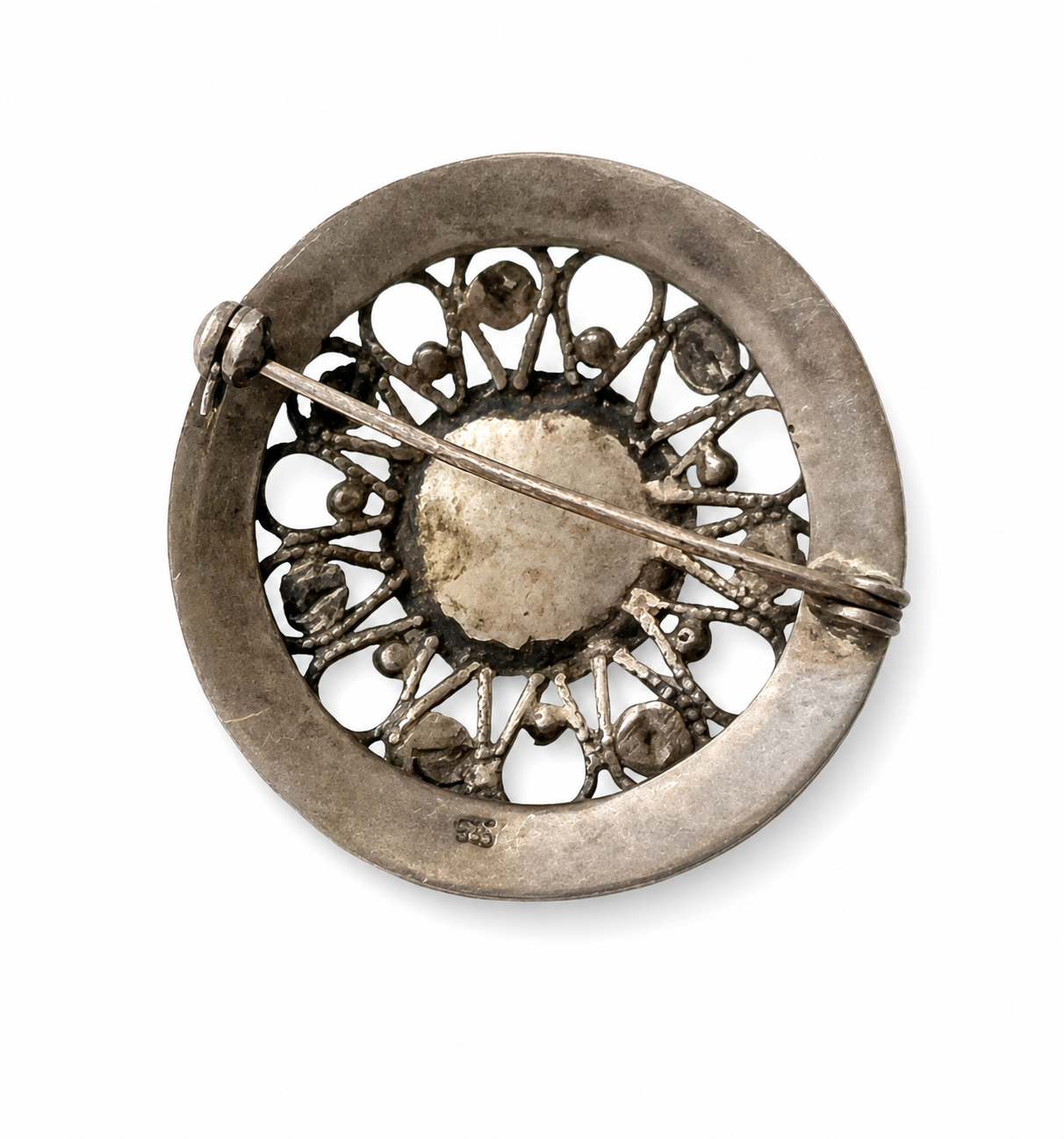 Vintage Dutch Silver Zeeuwse Knoop Brooch
