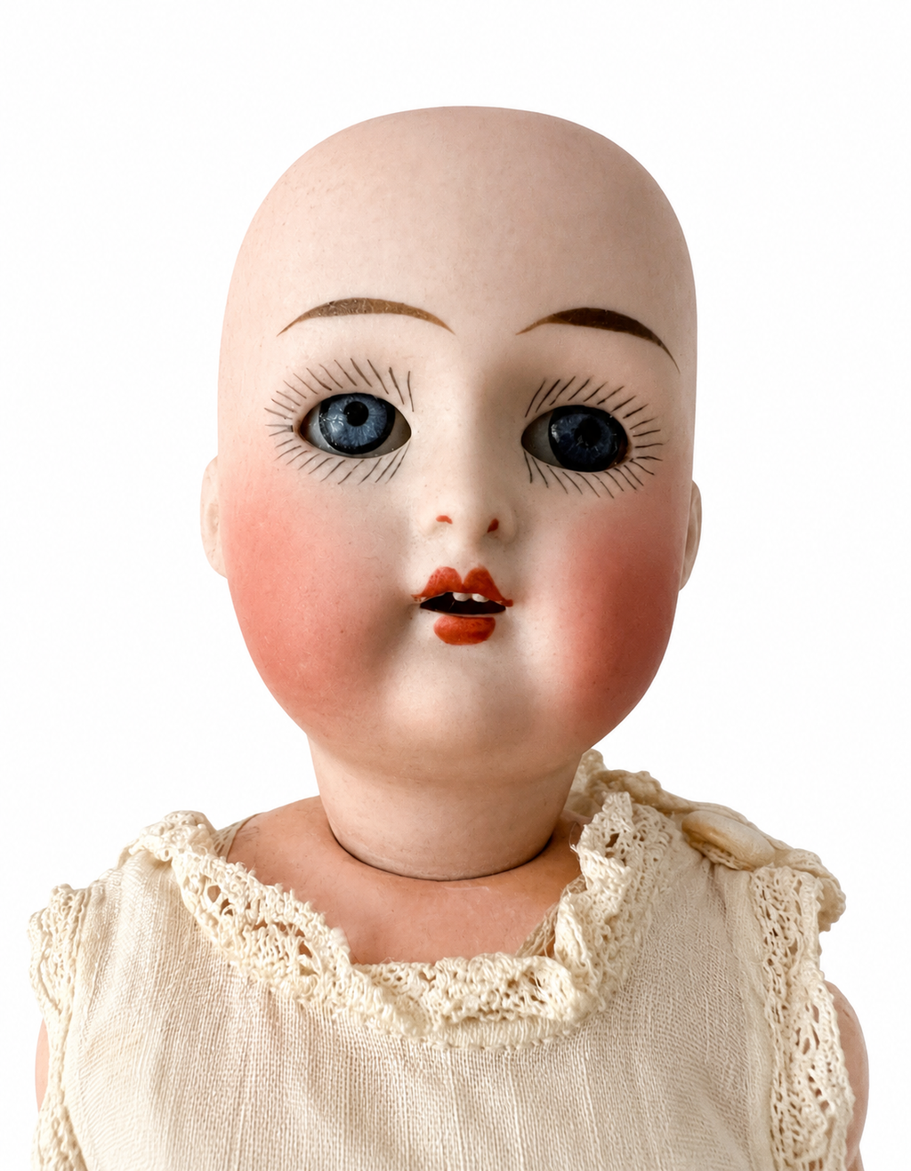 Antique Kämmer & Reinhardt Halbig Bisque Head Mignonette Doll with Original Clothing
