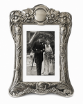 Vintage Sterling Silver Photo Frame – Carr’s Sheffield 1988, Art Nouveau Floral Design