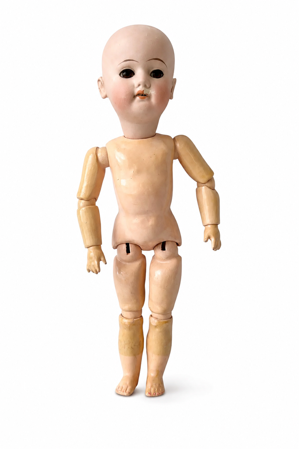 Antique Schoenau & Hoffmeister Bisque Doll, German Bisque Head Doll, 26 cm
