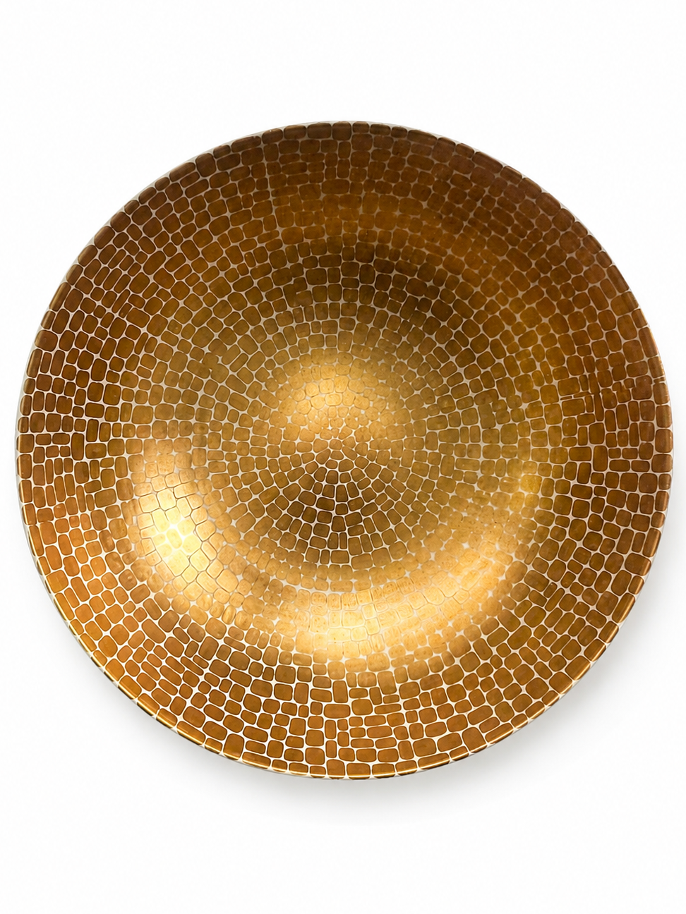 Rare Emilio Pucci Rosenthal Studio Line Metropol Gold Pebble Porcelain Bowl, Germany 1960s