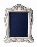 Kitney Sterling Silver Photo Frame, London 1996, Floral Detail