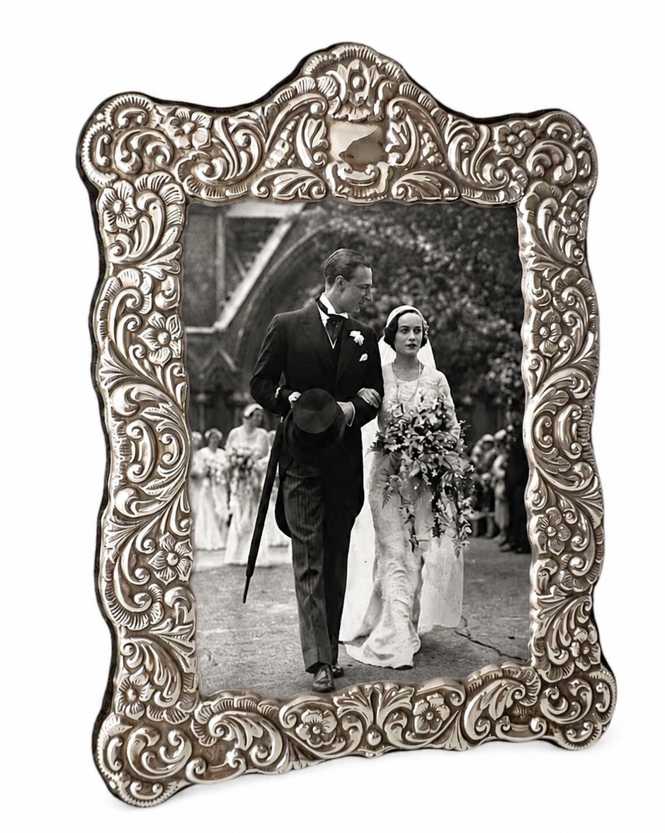 Vintage Carr’s Sheffield Sterling Photo Frame, 1992, Portrait Size