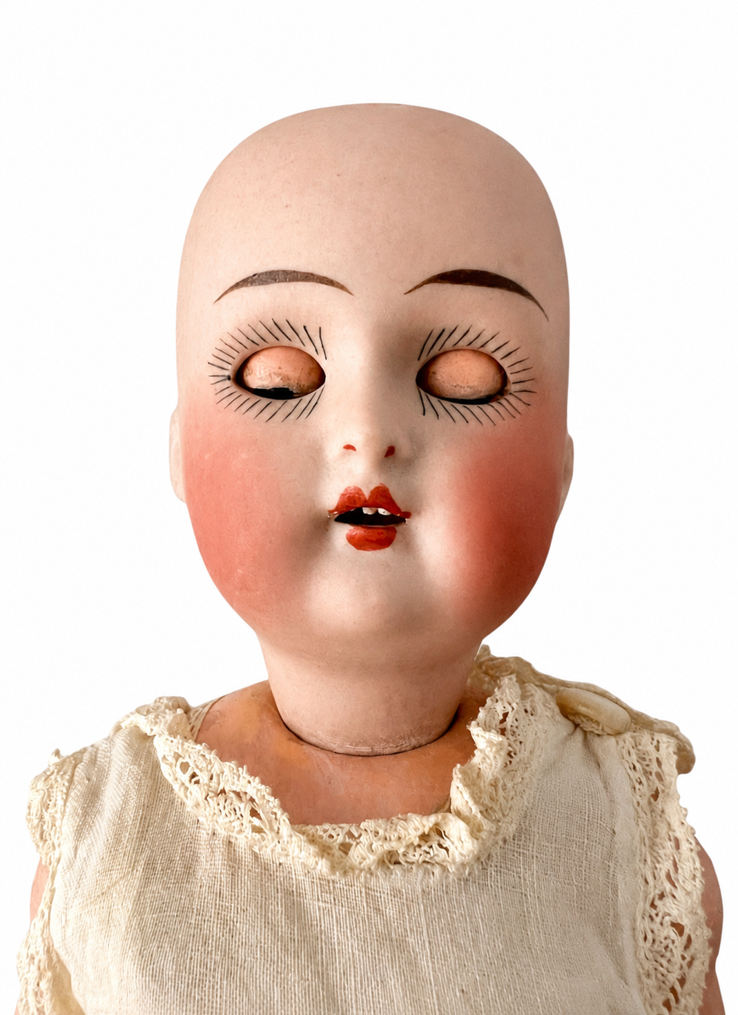 Antique Kämmer & Reinhardt Halbig Bisque Head Mignonette Doll with Original Clothing