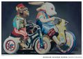 Charles Bell - "Study for Bunny Cycle". Original Exhebition Museum Poster.