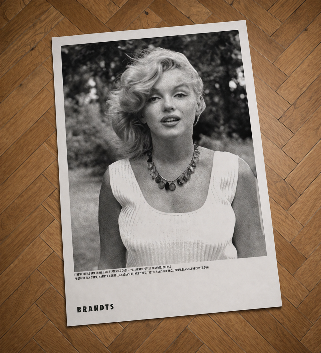 Sam Shaw, Marilyn Monroe, Original Exhibition Museum Poster