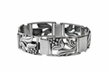 Vintage Danish 830 Silver Floral Link Bracelet – S.H. Mathiesen Art Deco Style