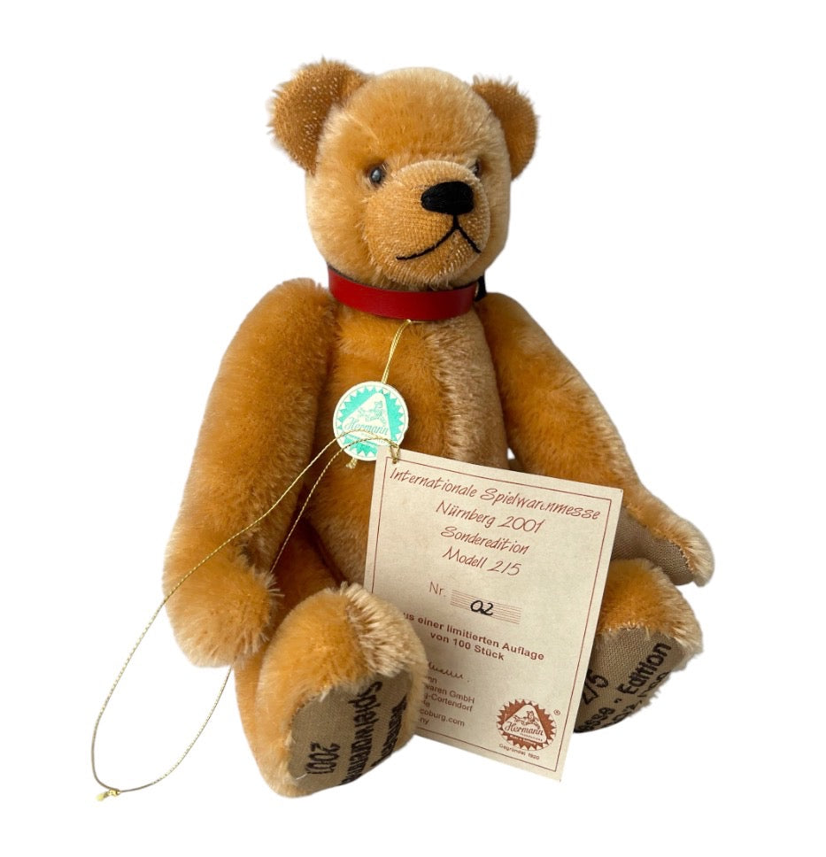 Hermann Collector Teddy Bear Nürnberg 2001 Limited Edition 02/100