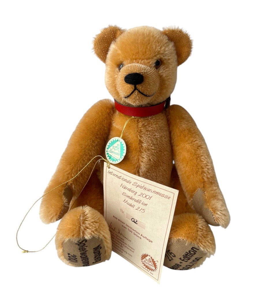 Hermann Collector Teddy Bear Nürnberg 2001 Limited Edition 02/100