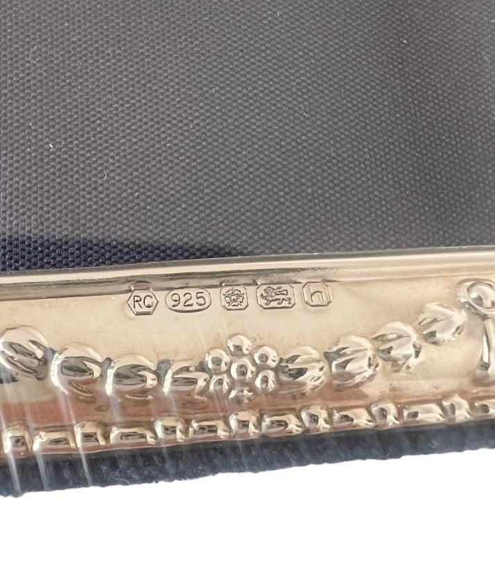 Carrs Sterling Silver Photo Frame, Hallmarked Sheffield Ornate Picture Frame with Box