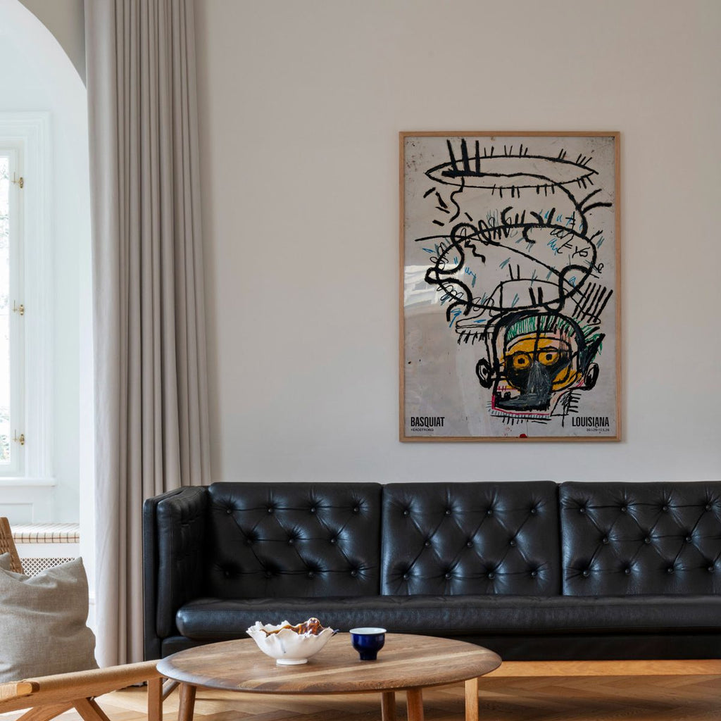 Jean-Michel Basquiat, Head, Original Exhibition Museum Poster