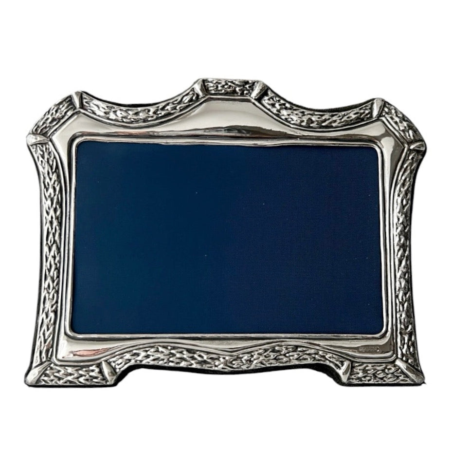 Vintage Sterling Silver Photo Frame – Sheffield 1992, Celtic Knot Design
