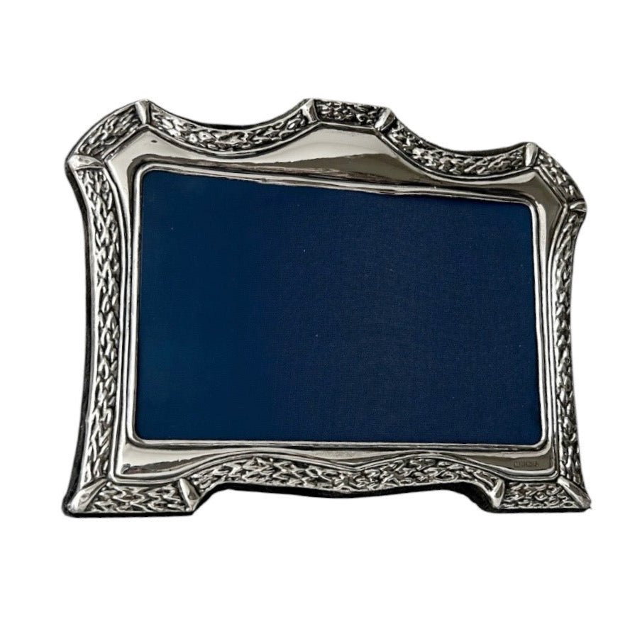 Vintage Sterling Silver Photo Frame – Sheffield 1992, Celtic Knot Design