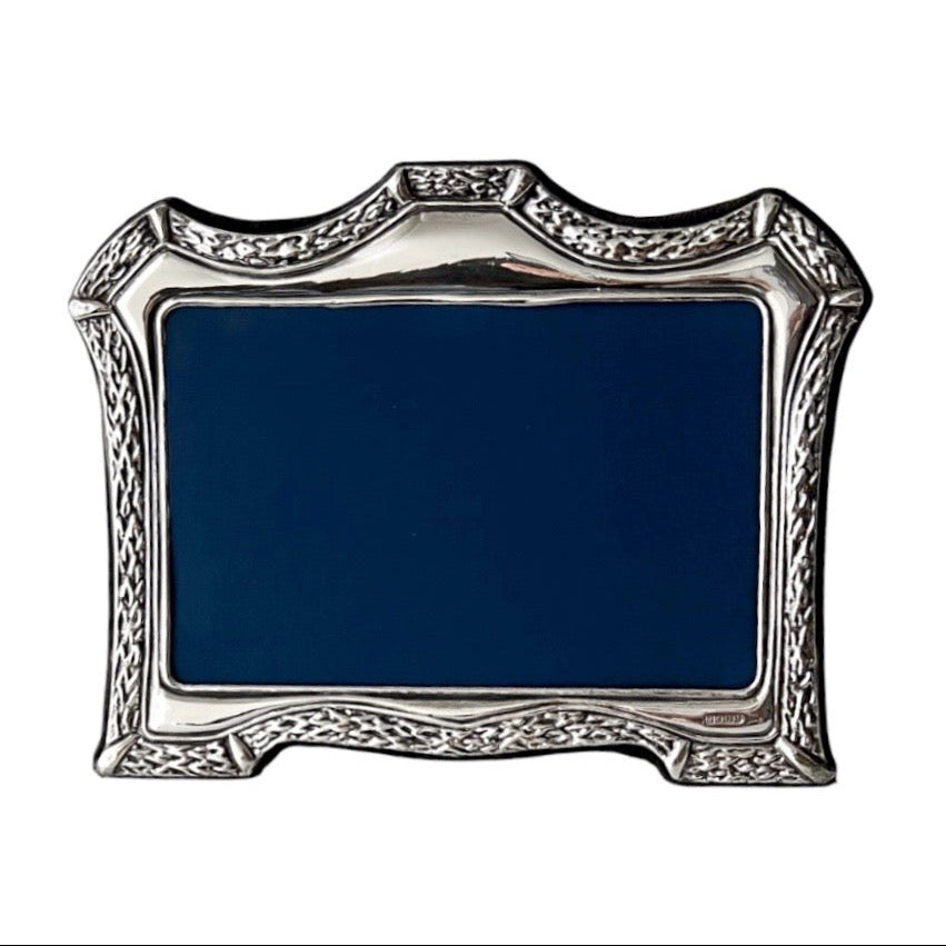 Vintage Sterling Silver Photo Frame – Sheffield 1992, Celtic Knot Design