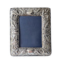 Sterling Silver Photo Frame – Birmingham 1996, Ornate Repoussé Floral Design