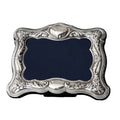 Vintage Carr’s Sterling Silver Photo Frame, Birmingham 1995, Ornate Floral Design