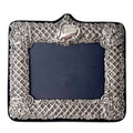 Keyford Frames Sterling Silver Photo Frame, Birmingham 1993, Ornate Lattice Design