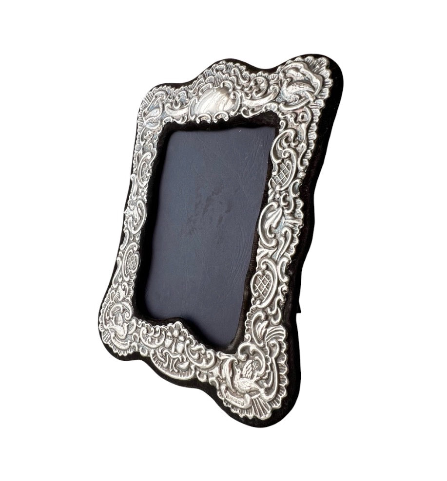 Vintage Sterling Silver Bird Photo Frame – Keyford Frames Ltd, London 1992