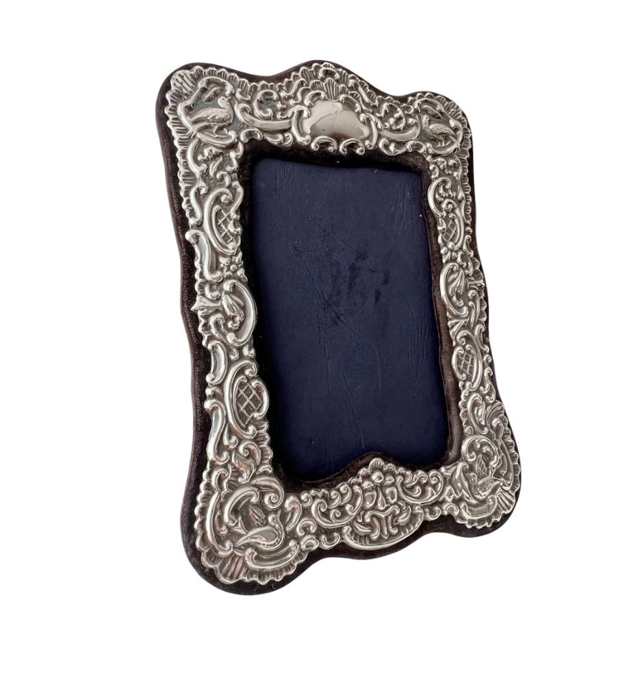 Vintage Sterling Silver Bird Photo Frame – Keyford Frames Ltd, London 1992