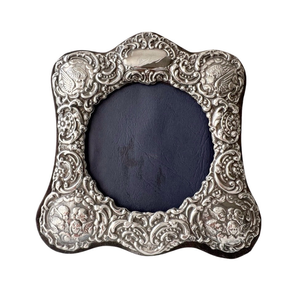 Vintage Sterling Silver Cherub Photo Frame – Keyford Frames Ltd, London 1992