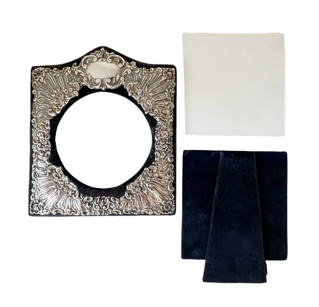 Vintage Large Sterling Silver Photo Frame – Toye, Kenning & Spencer, Birmingham 1997
