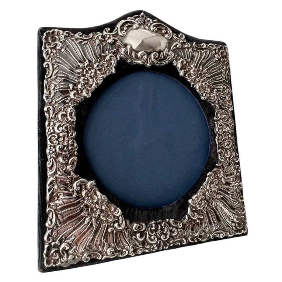 Vintage Large Sterling Silver Photo Frame – Toye, Kenning & Spencer, Birmingham 1997