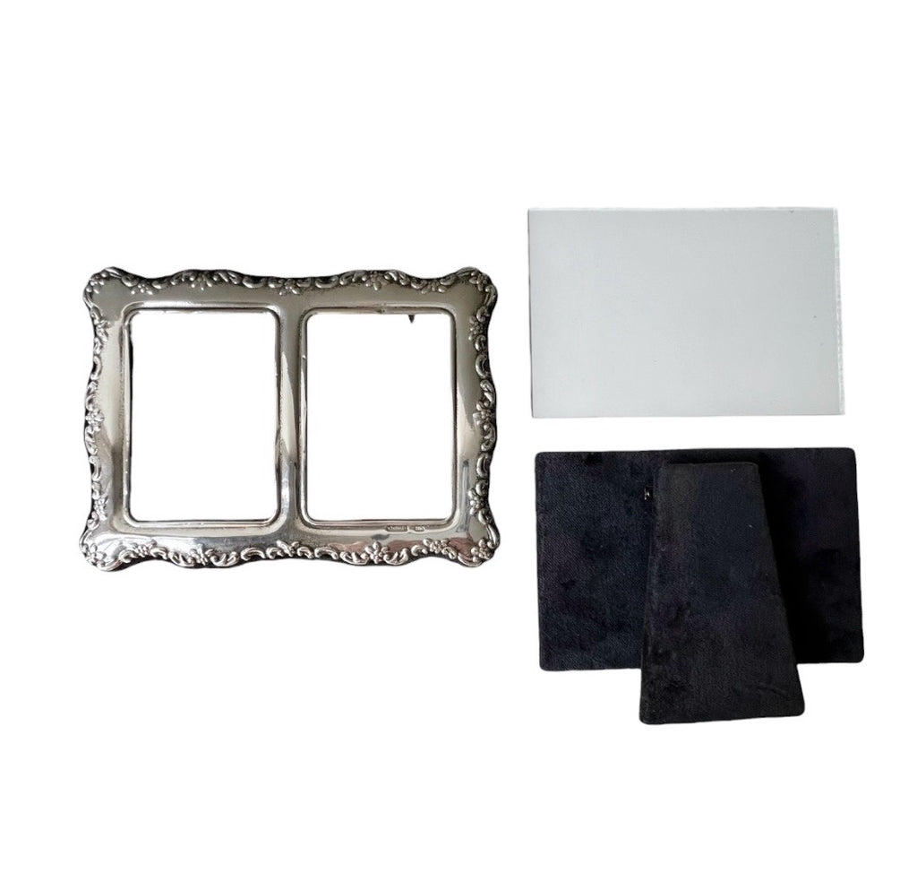 Carr’s Sheffield Sterling Silver Double Photo Frame 1998
