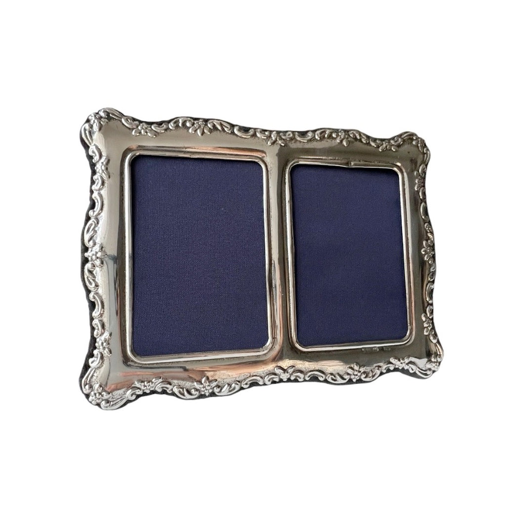 Carr’s Sheffield Sterling Silver Double Photo Frame 1998