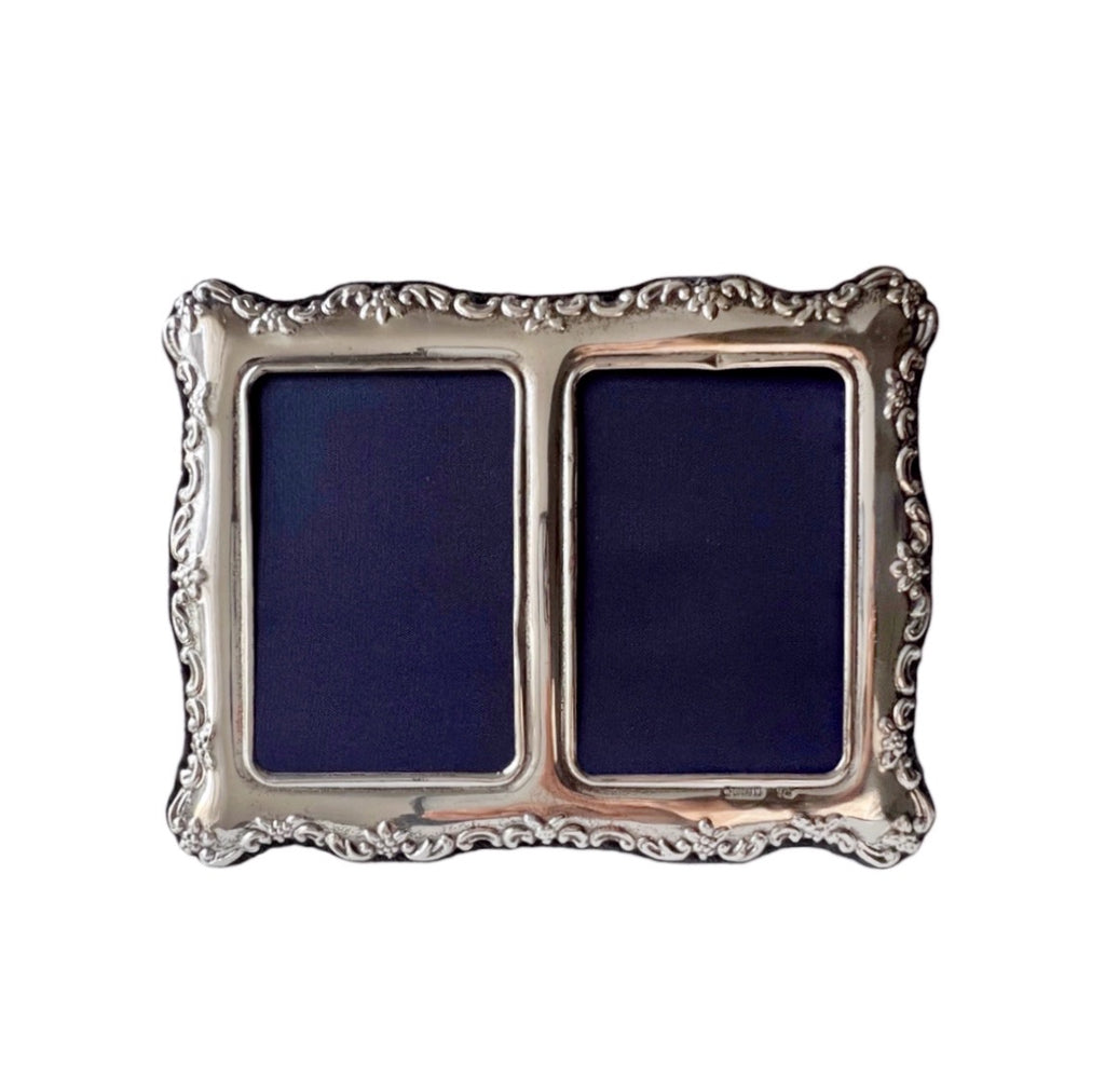 Carr’s Sheffield Sterling Silver Double Photo Frame 1998