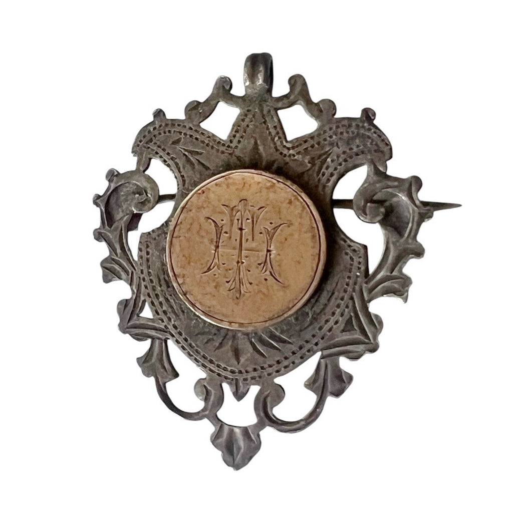 Edwardian Silver Presentation Watch Fob 1909 Franco British Inscribed Medal