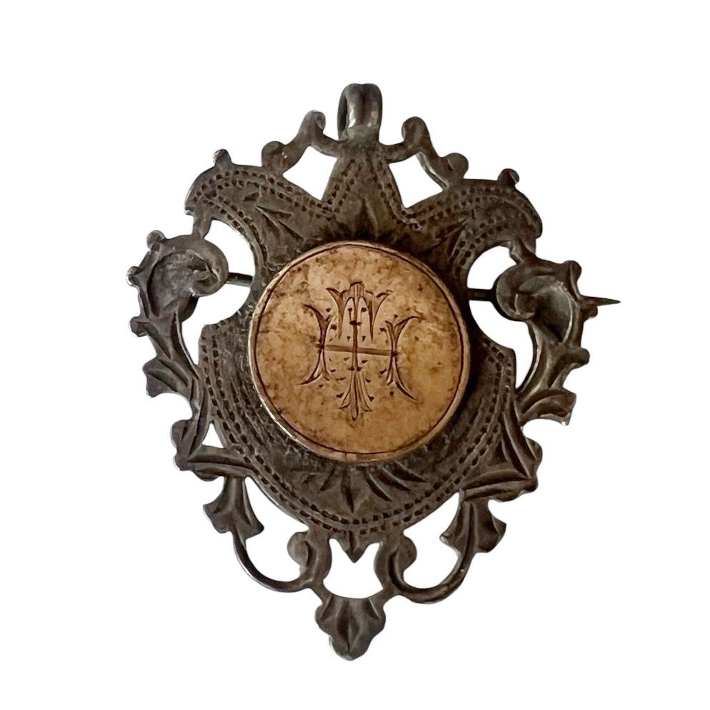 Edwardian Silver Presentation Watch Fob 1909 Franco British Inscribed Medal