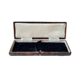 Antique Bracelet Presentation Box, Tortoiseshell Effect & Black Velvet