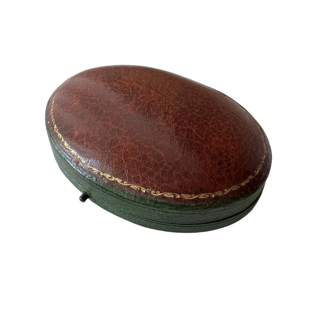 Antique Edwardian Box Henry Pidduck & Sons Southport Leather Jewellers Presentation Case