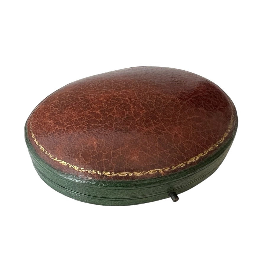 Antique Edwardian Box Henry Pidduck & Sons Southport Leather Jewellers Presentation Case