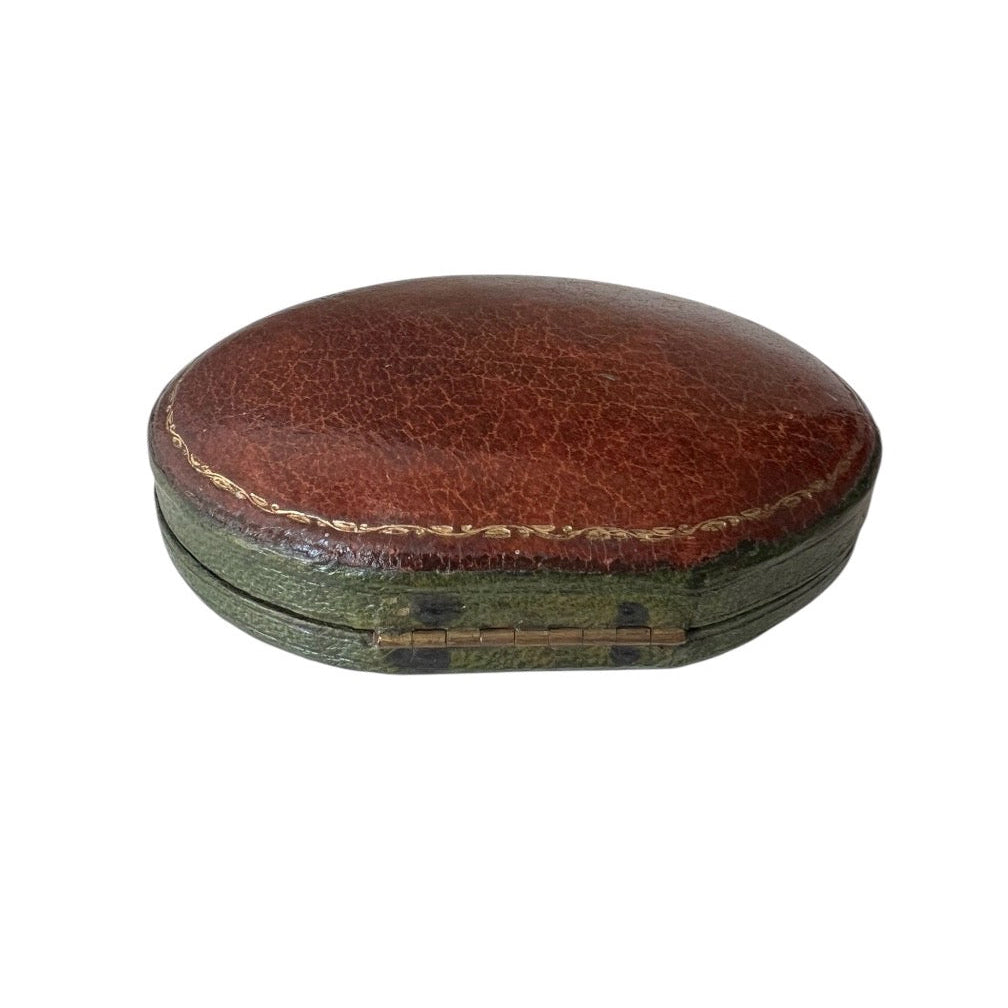 Antique Edwardian Box Henry Pidduck & Sons Southport Leather Jewellers Presentation Case